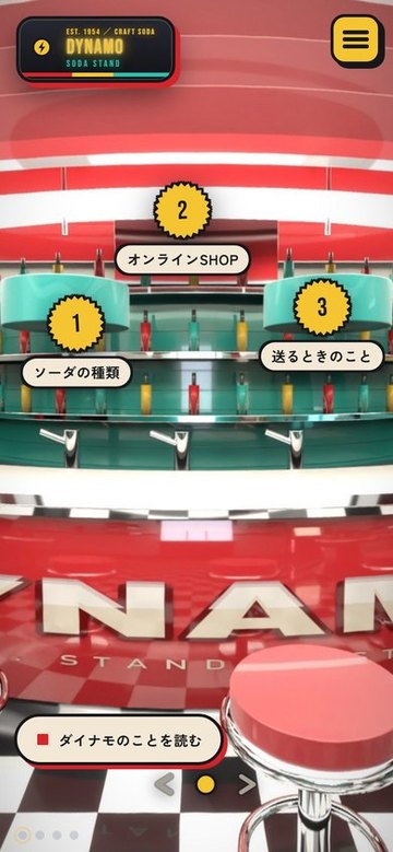 同じサイトのスマートフォン表示