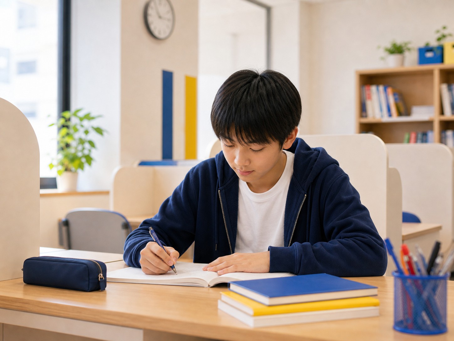 家庭学習が続かない様子