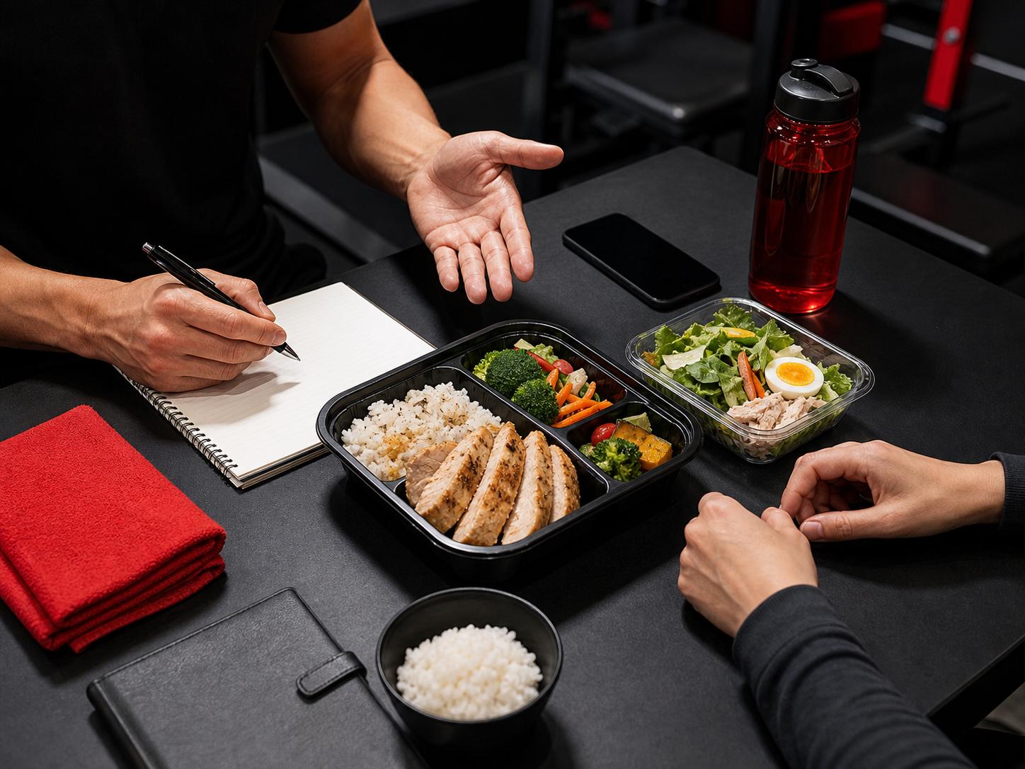 食事サポートの様子