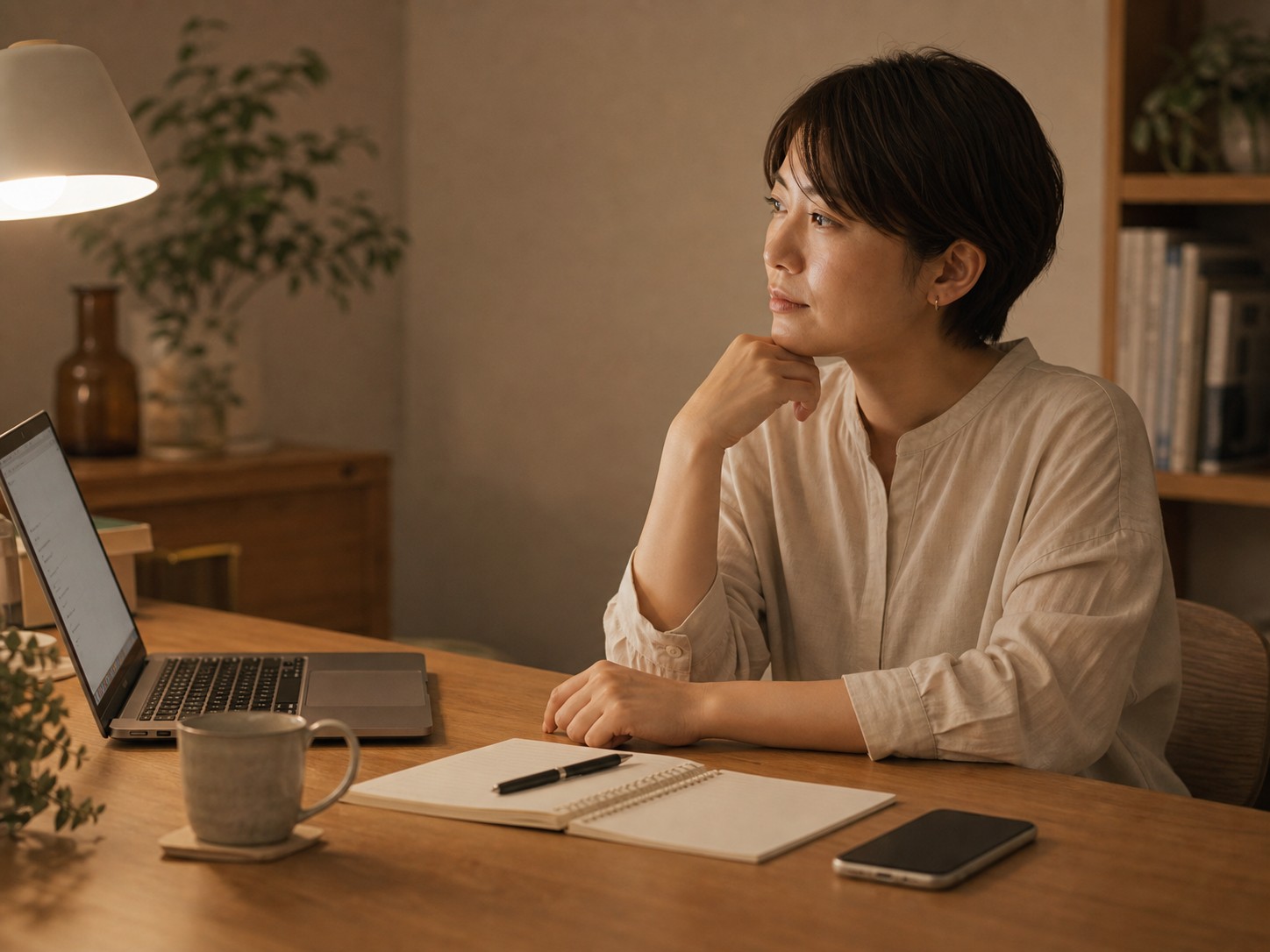 一歩目で止まっている様子