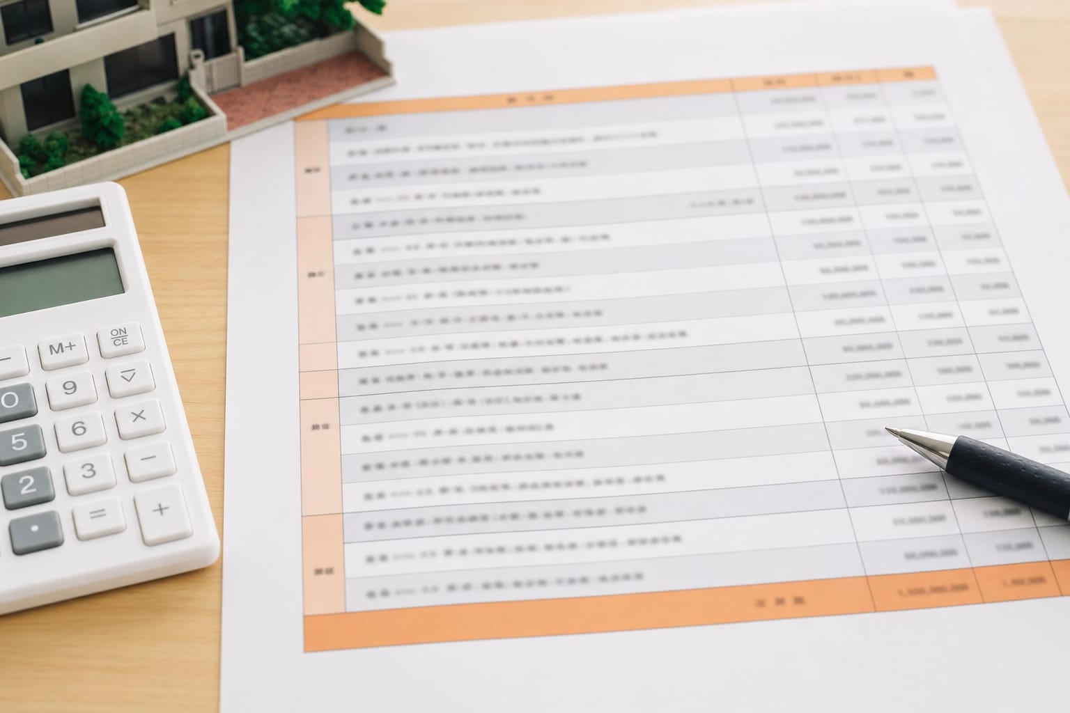 内訳の見積もり説明