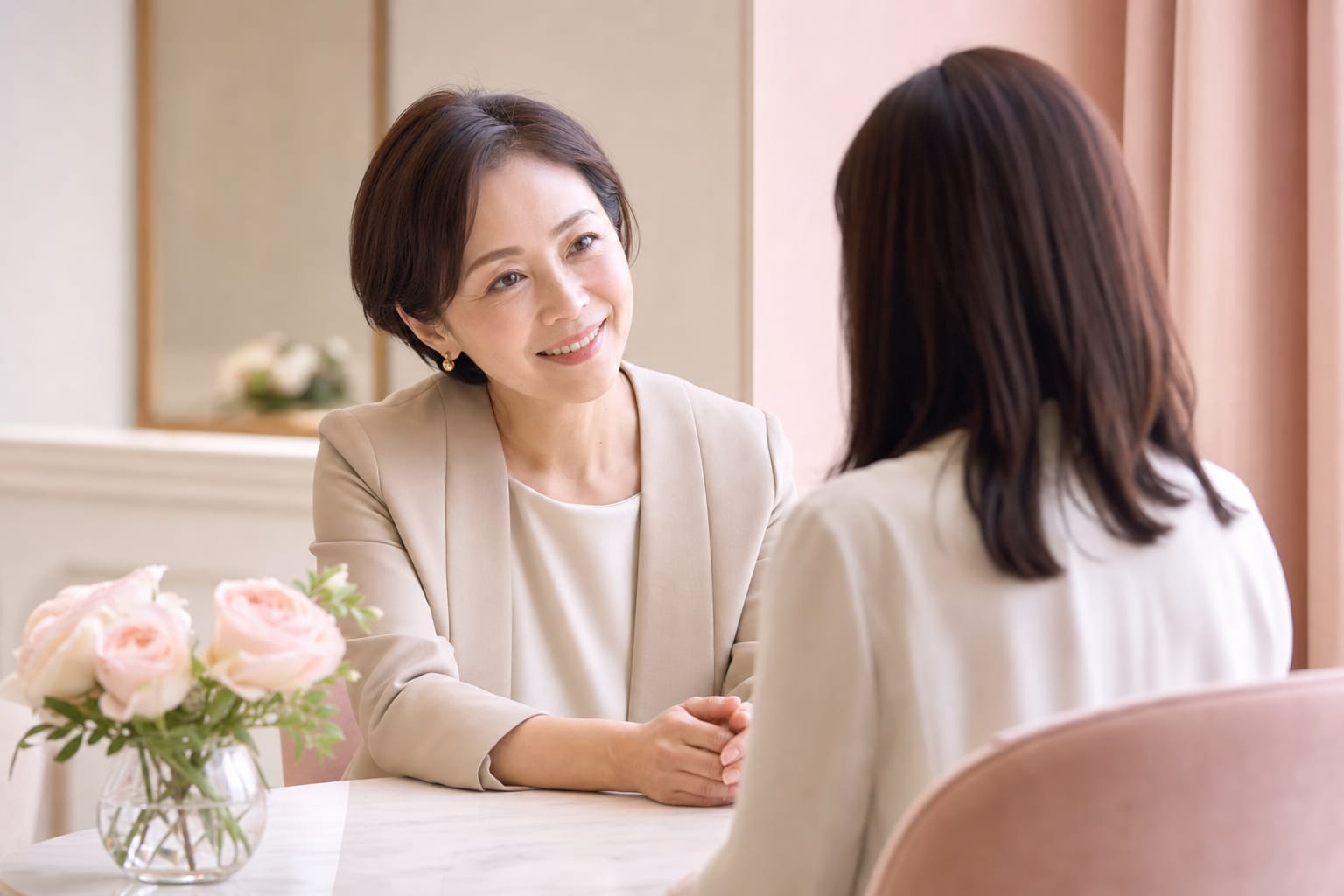 否定せず聞く姿勢のイメージ