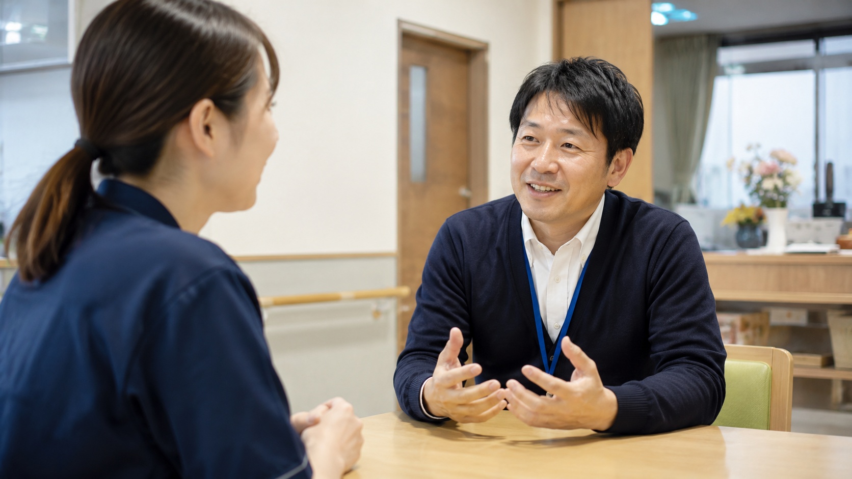 介護施設で働くスタッフの採用イメージ