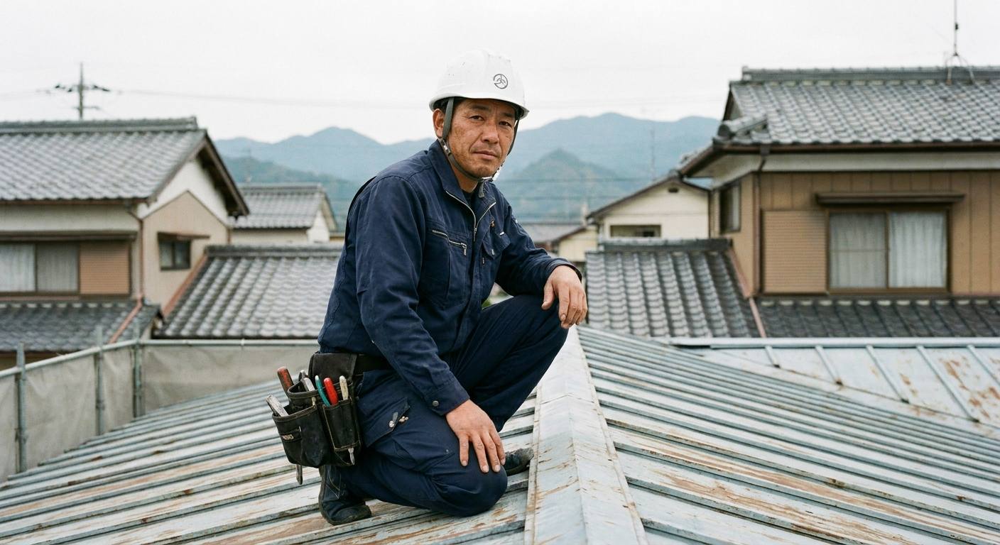 雨守ルーフの板金職人