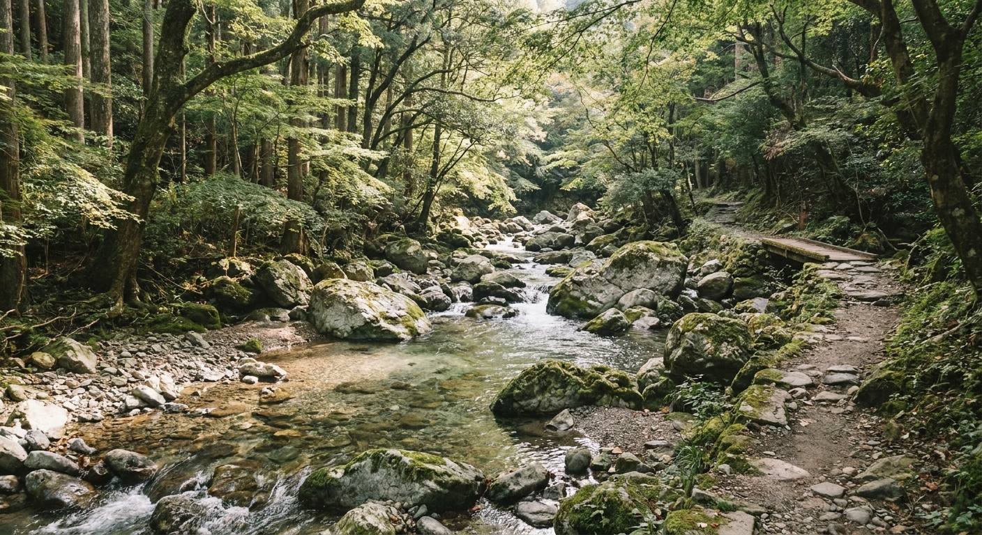 結木川の渓流