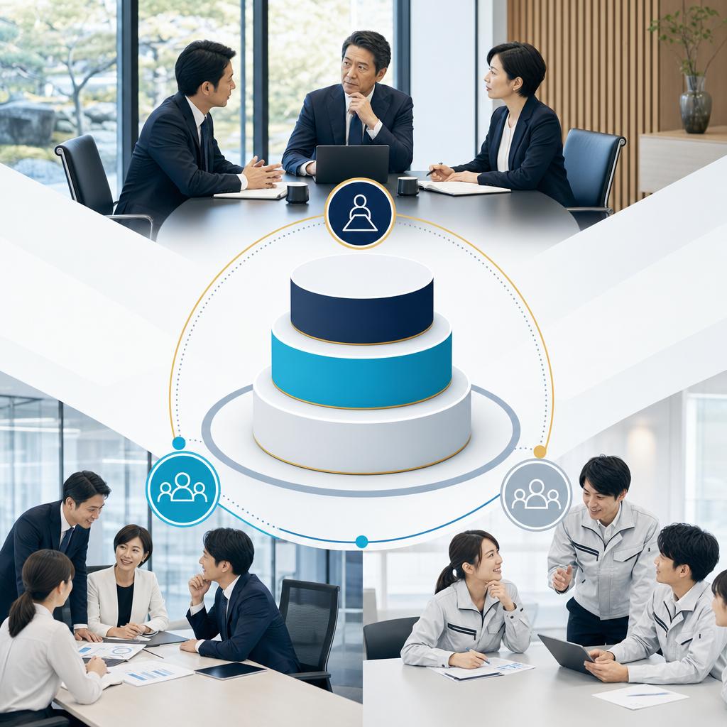 三層に分けた研修設計